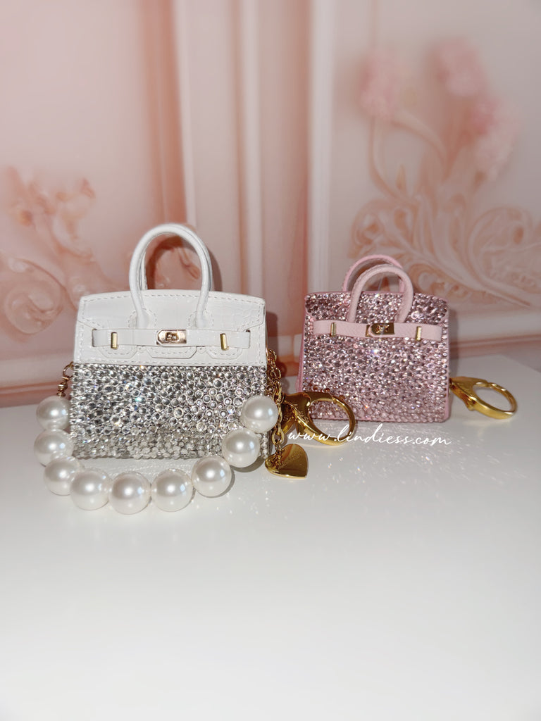 PRINCESS CRYSTAL BABY B BAG - BAG CHARM